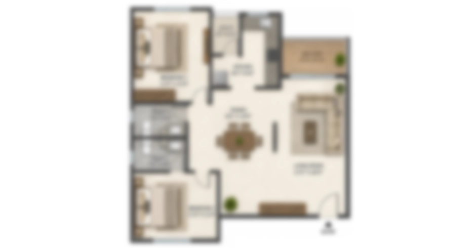 VKanta Thane 2 BHK Price